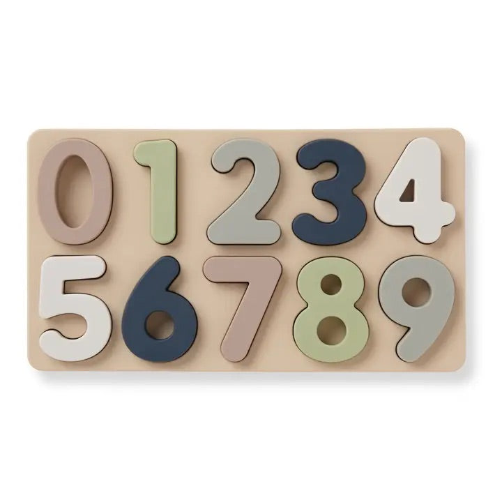 Soft Silicone Number Puzzle