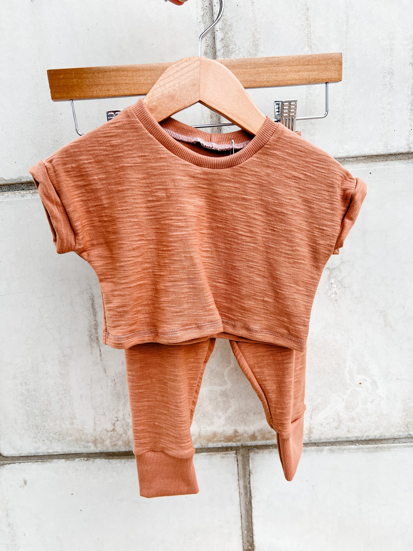 Fall Short Sleeve Set