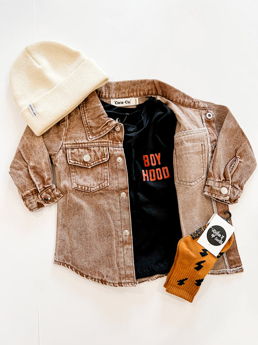 Brown Denim Jacket