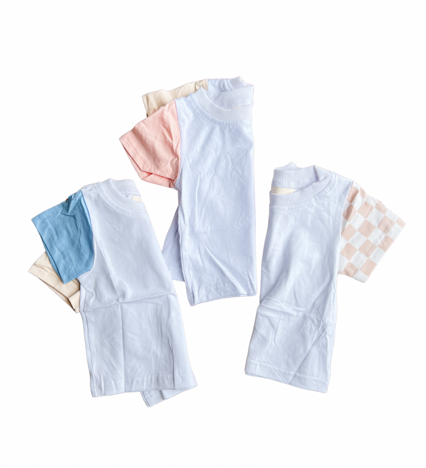 Colorblock Blank Tees