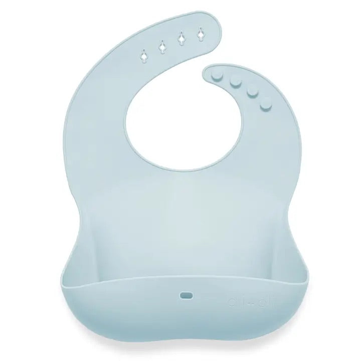 Silicone Baby Bib (Sky)