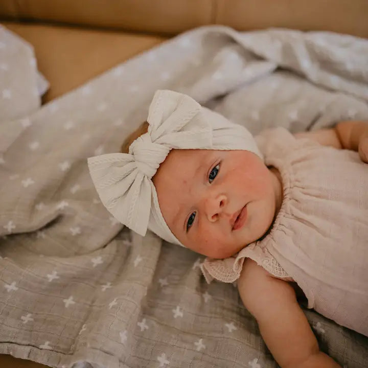 Cable Knit Knotted Headband