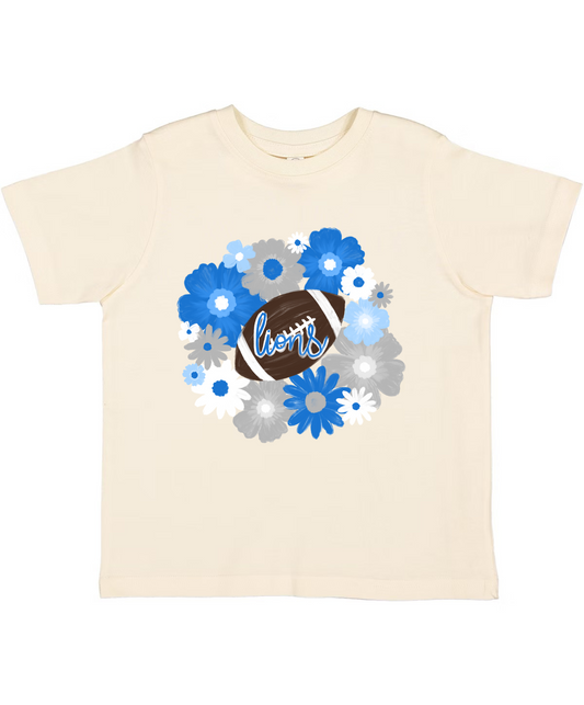Floral Lions Onesie or Tee