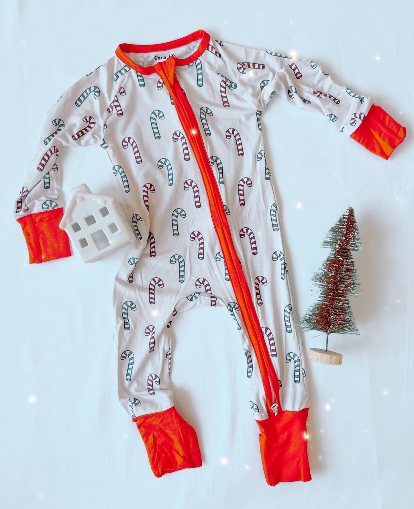 Candy Cane Bamboo PJ's