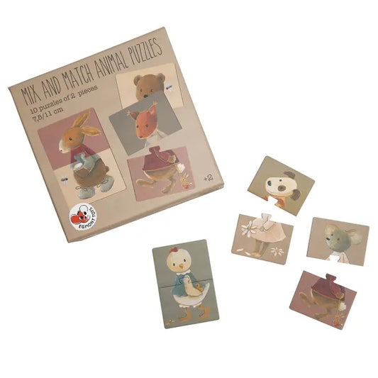 Mix and Match Animal Puzzles