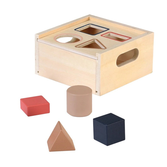 Wooden Shape Sorter Box