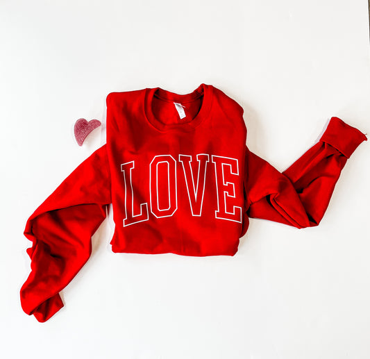 Womens LOVE Crewneck