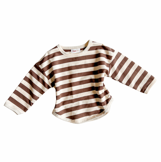 Brown Stripe Long Sleeve