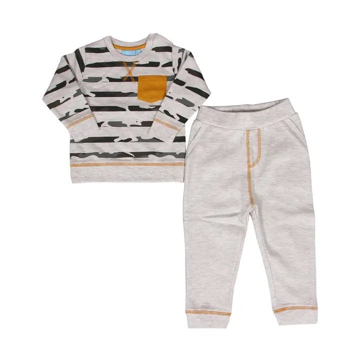 Two-Piece Came Jogger Set