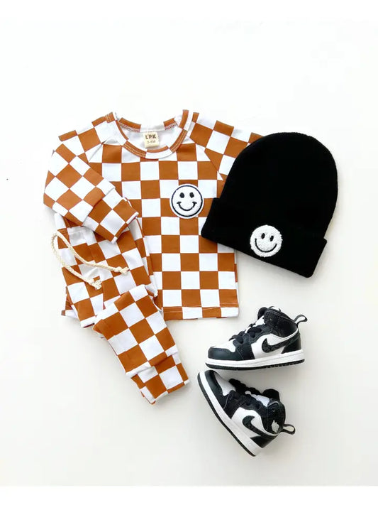 Check Smiley Lounge Set