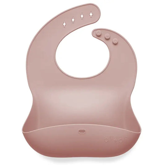 Silicone Baby Bib (Blush)