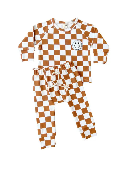 Check Smiley Lounge Set